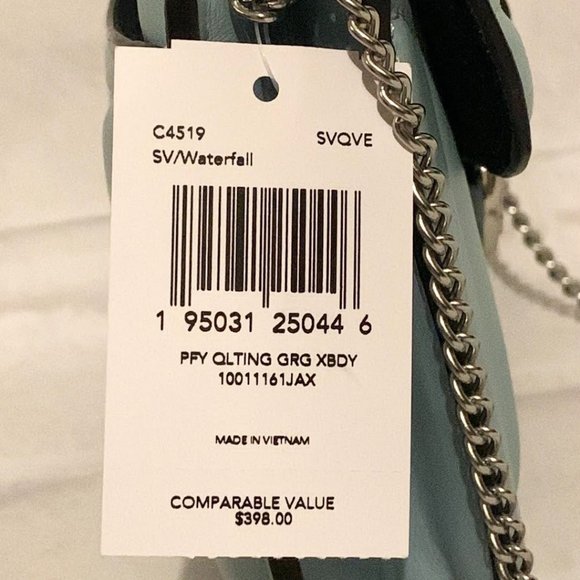 🌺COACH C4519 🌺 WATERFALL QUILTING GEORGIE CROSSBODY BAG MSRP $398 - Picture 3 of 7